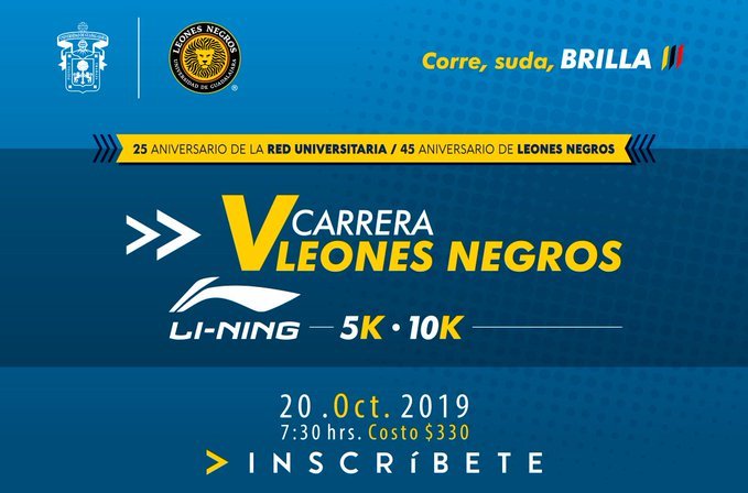 Convocatoria: Carrera Atlética Leones Negros | Unión Jalisco